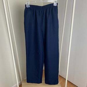 Navy Blue Coastal Grandmother Pants | Size 10 | Alfred Dunner